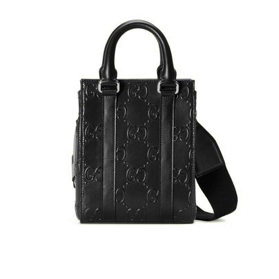 GUCCI GG EMBOSSED MINI TOTE BAG 696010  (20*16*7cm)